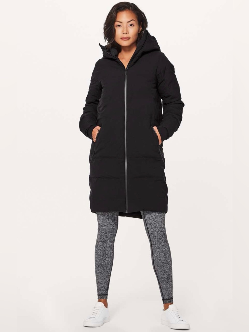 Lululemon Goose Down Slush Hour Parka in Black, Women’s Winter Coat, Size 4